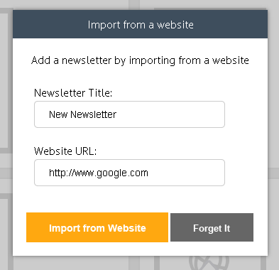 Import a Newsletter from a Website 3